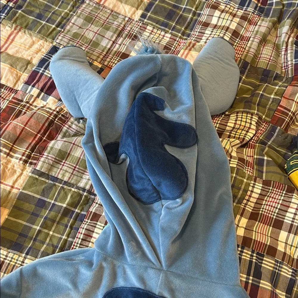 Kids Stitch Lilo & Stitch Disney Costume with Hood Size Large - Picture 7 of 8